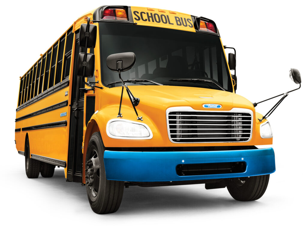 Thomas Built Buses Saf-T-Liner C2 Jouley Electric School Bus - Hybrid ...