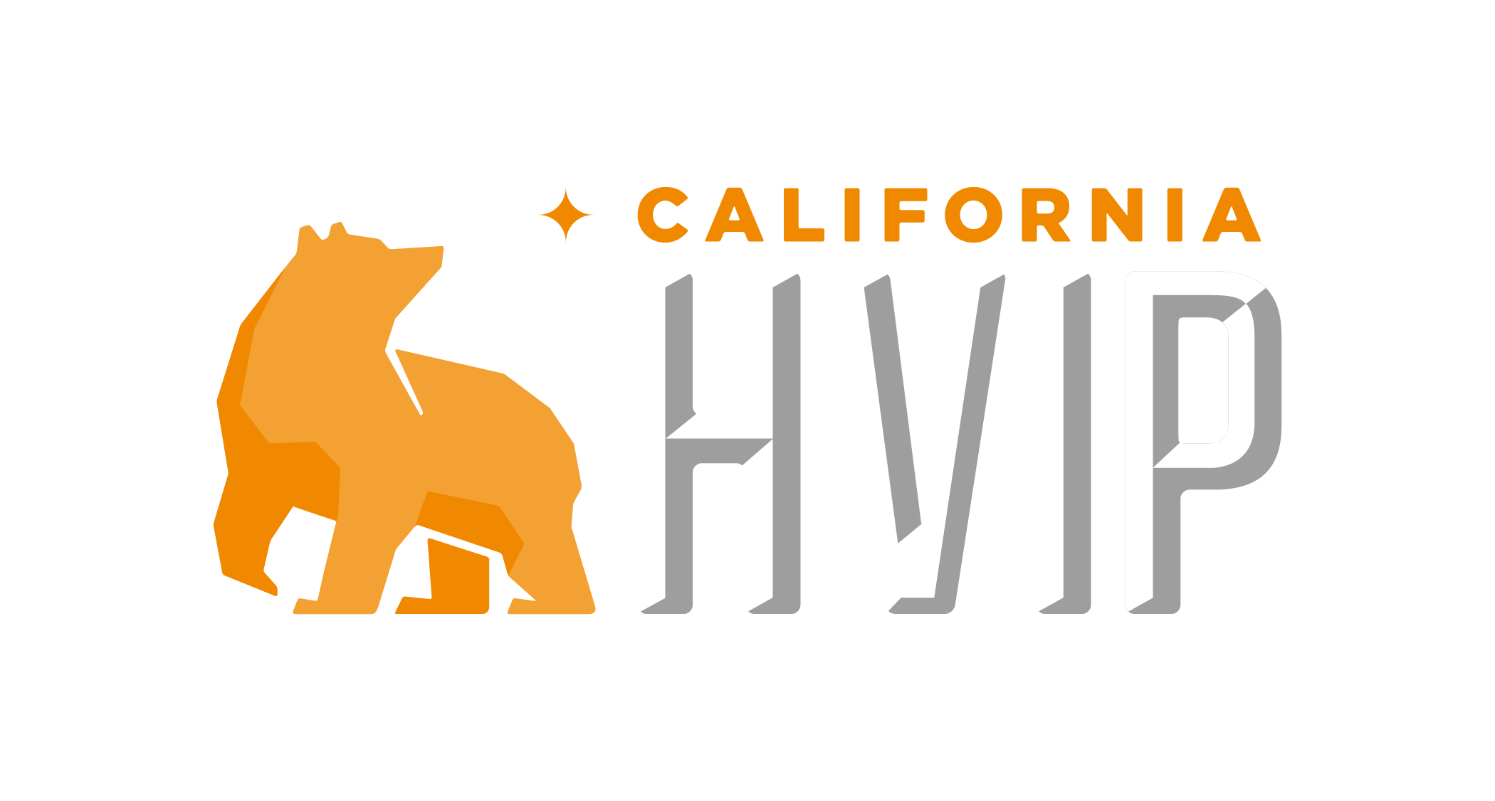 California HVIP Logo Orange White